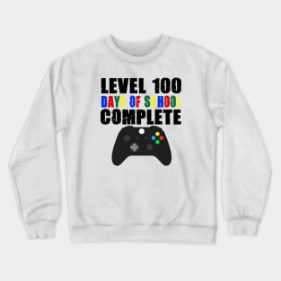 Lvl 100 Days Of School Crewneck Sweatshirt